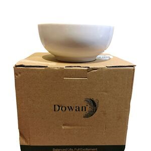 Dowan 22 oz White Ceramic Bowls - Set of 4